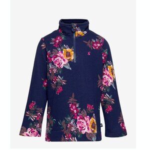 Joules Fairdale Printed Half Zip Pullover Sweatshirt 7- 8 years